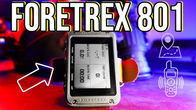 Foretrex 801 & 901 | Wrist-mounted GPS Navigator | Garmin - YouTube