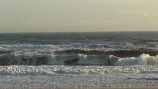 4K some high tides and Waves at Smiths Point Beach