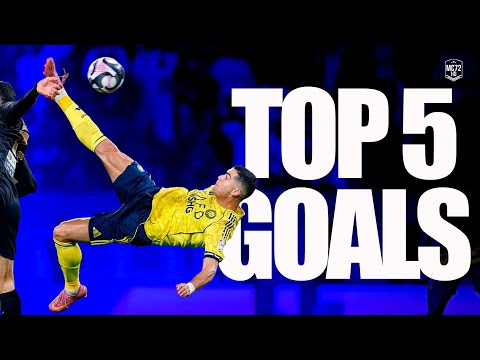TOP 5 GOALS OF CRISTIANO RONALDO IN 2025 - 4K
