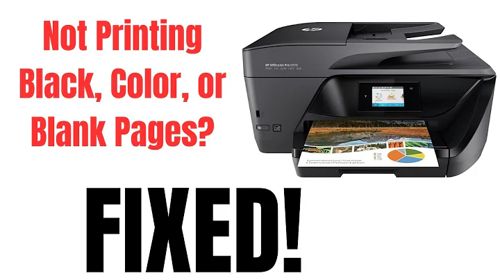 Hp Officejet 6978 Not Printing Black, Color, Blank Pages [FIXED] How To Unclog Printhead