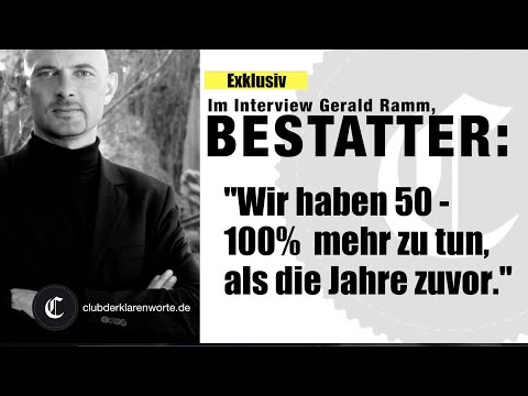 Empresarios de pompas fúnebres cerca de Berlín: "Tenemos entre un 50 y un 100 por ciento más de trabajo por hacer".