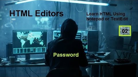 #2 HTML Editors with note pad | Web Development Tutorials l html tutorial for beginners