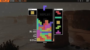 My first sub 1 minute 40 Line Sprint (tetr.io)
