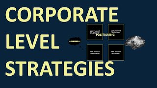 Corporate Level Strategies Explained With Examples || Strategic Management Series