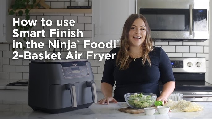 Restored Ninja DZ201 Foodi 6-in-1 2-Basket Air Fryer with DualZone  Technology, 8-Quart Capacity, and a Dark Grey Stainless Finish (Refurbished)