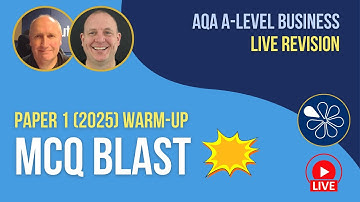 Paper 1 MCQ Blast (2) | Exam Revision for AQA A-Level Business