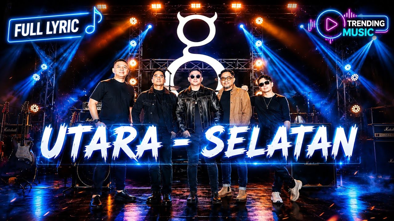 (FULL LYRIC)  UTARA SELATAN - UNGU - 🔥TRENDING MUSIC🔥
