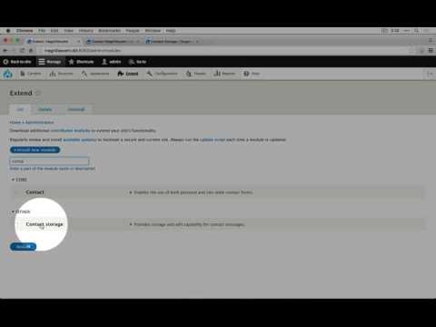209. How to use the Contact Storage module to change the submit button text and hide preview button
