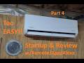 Mini Split Startup &amp; Testing (Cooling + Heating) + App &amp; Alexa, installation review– Part 4