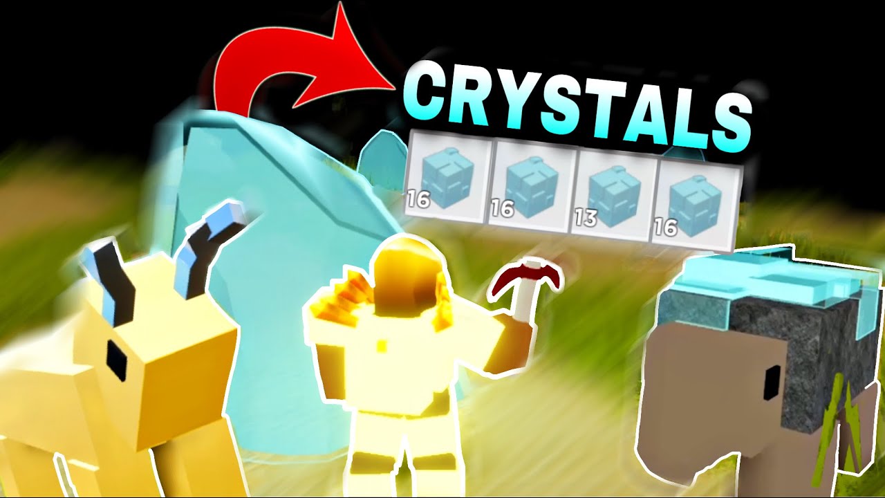 How To Get Crystals Crafting God Bags New Map Roblox Booga