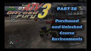 ATV Offroad Fury 3 / Let's Play! Walkthrough / Part 28, Purchased and Unlocked Course Environments