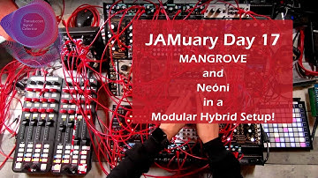 JAMuary 2022! - Day 17 - Techno Jams w/ The Neóni and Mangrove - A Hybrid Modular Rig and Ableton!