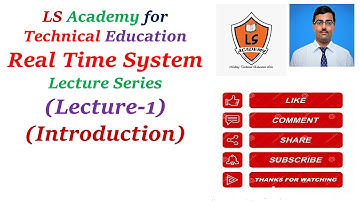 Real Time System |  Introduction | Lecture 1