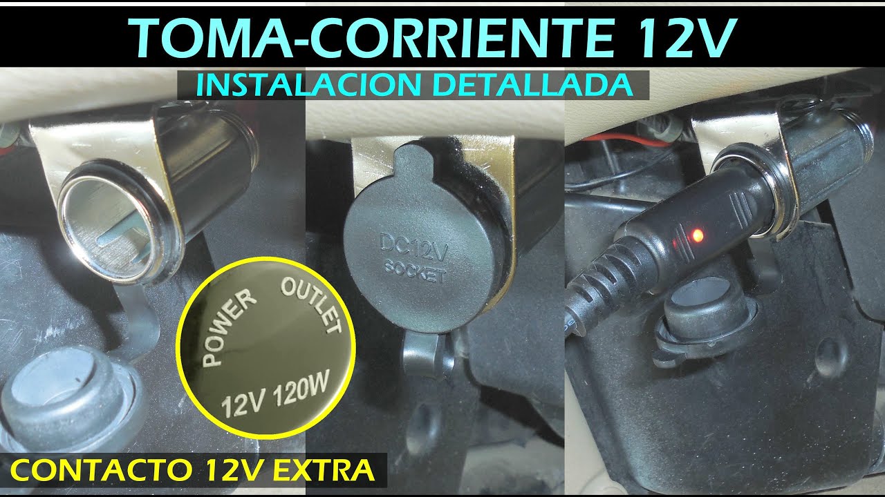 Adaptador usb convertidor de puerto a 12v encendedor del coche cable de  enchufe hembra GENERICO