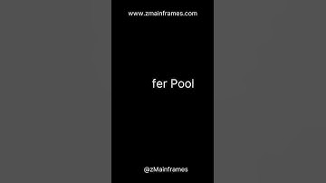 What is Buffer Pool? #zmainframes #mainframe #computer #mainframes #technology