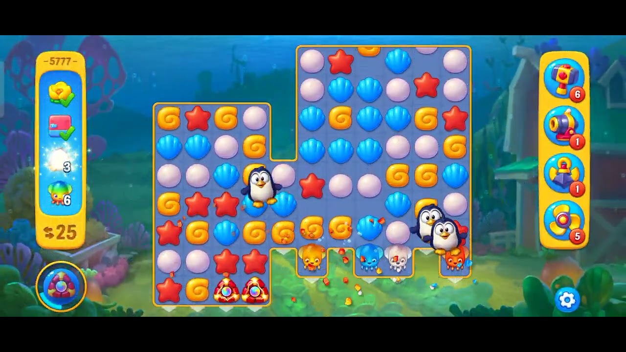 Play Fishdom Level 5777 Level Complete!