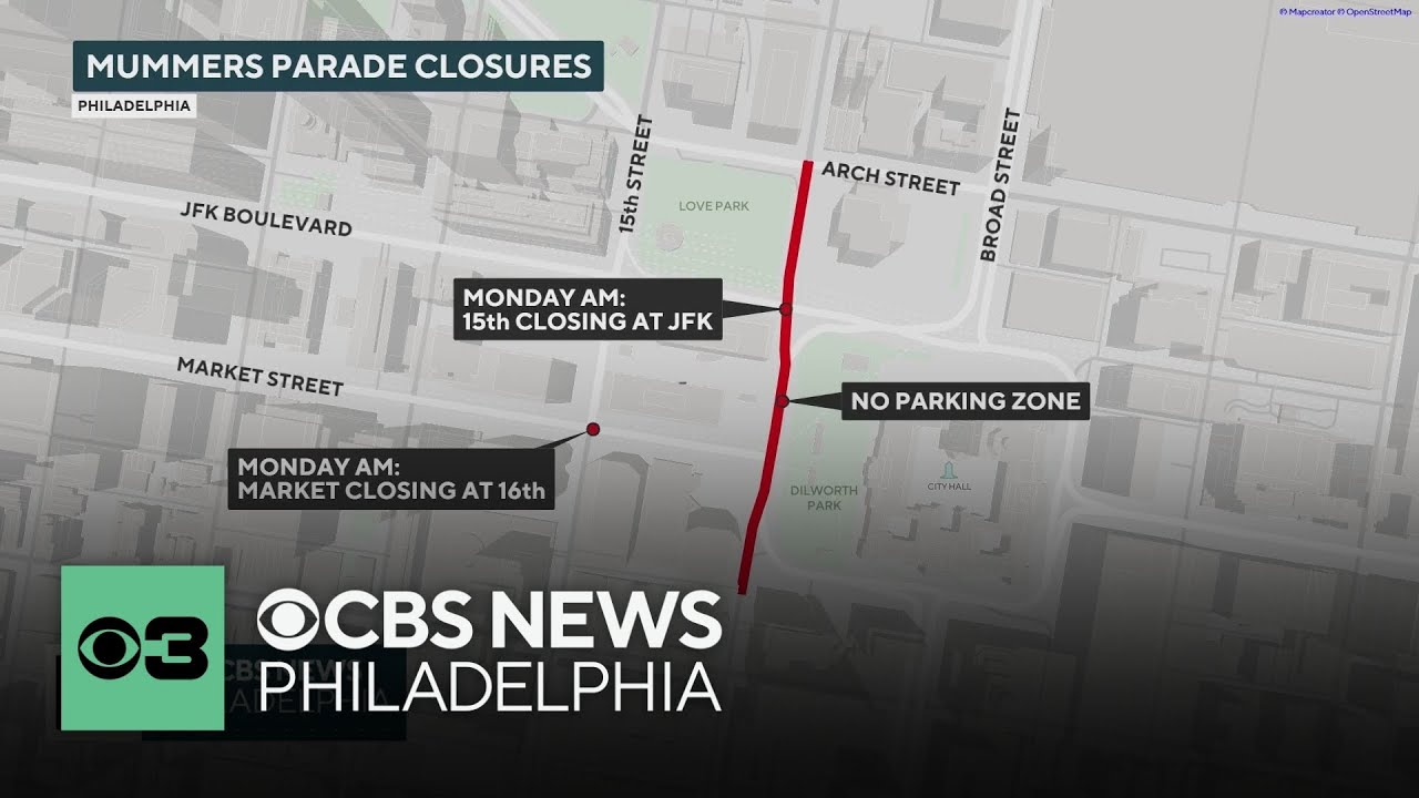More parking restrictions, road closures to take effect ahead of Mummers Parade | Digital Brief