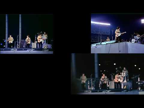 (Intro Mutlti-Cam) The Beatles - Dizzy Miss Lizzy - Live At Shea Stadium - August 15, 1965