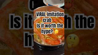 Trying the VIRAL Imitation Crab Boil | Is It Worth the Hype? 🦀 #trending #foryou