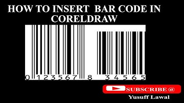 HOW TO INSERT  BAR CODE IN CorelDraw