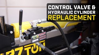 Champion Power Equipment Log Splitter Control Valve & Hydraulic Cylinder Replacement