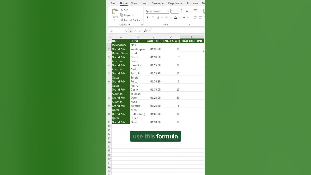 Add seconds to time instantly in excel using the time formula excel 