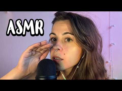 ASMR CLICKY SLOW UP CLOSE WHISPERS  AT 100% SENSITIVITY ~ whisper ramble for sleep