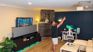 We Completely TRANSFORMED This Room into a Dream Home Theatre!