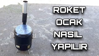 Roket Ocak Nasıl Yapılır ? (DIY) Awesome Stove / Brick rocket stove #2