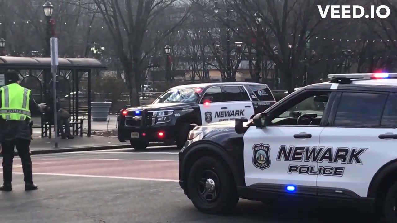 Motorist runs off Broad Street and hits Newark PD segway and crashes into Starbucks