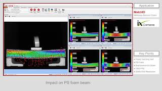 Application - High-speed impact test on PS foam beam screenshot 5