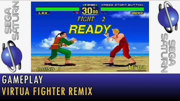 [Sega Saturn] Virtua Fighter Remix [4K, PAL, OSSC 4X]
