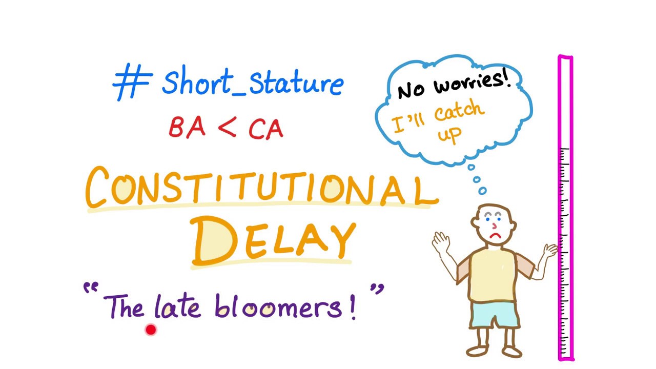 constitutional delay short stature youtube how to make a chart