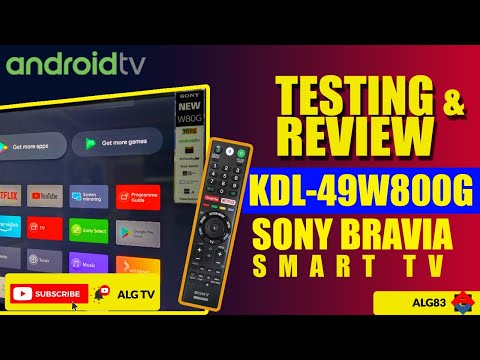 Review and testing KDL-49W800G Sony Android Tv (Tagalog). - YouTube