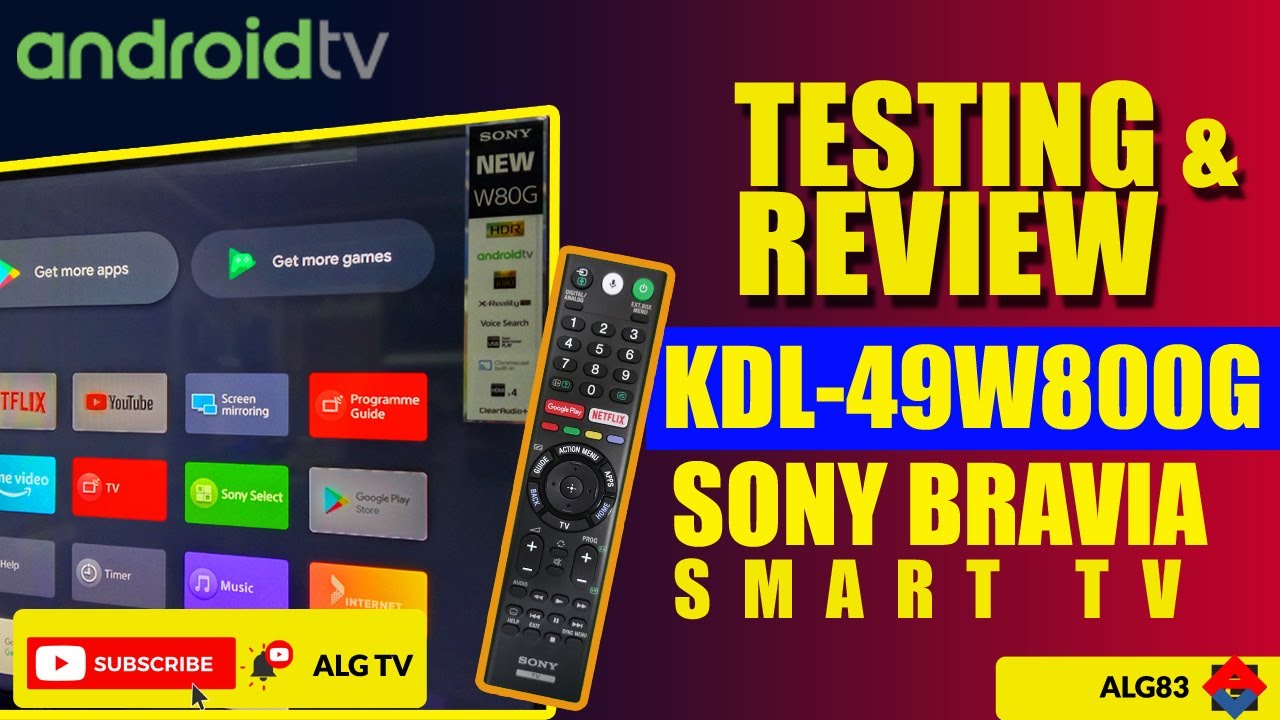 Review and testing KDL-49W800G Sony Android Tv (Tagalog). - YouTube