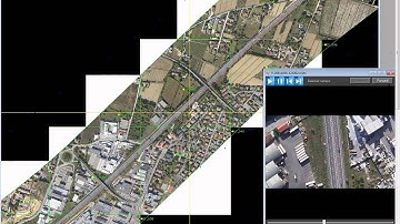 Georeferenced video of a motorway