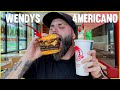 PROVANDO O WENDYS DOS ESTADOS UNIDOS | O FAST FOOD DE LANCHES FRESCOS AMERICANO