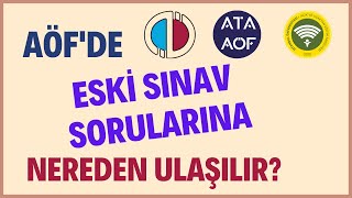 Aöf Eksi Sınav Sorularına Nasıl Ulaşılır? Aöf Çıkmış Sınav Sorularına Nasıl Ulaşılır? screenshot 1