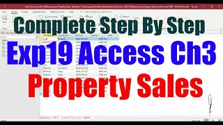 Exp19_Access_Ch03_HOEAssessment_Property_Sales 1.0 | ch03 Property Sales | @PearsonSolution Exp19_Access_Ch03_HOEAssessment_Property_Sales 1.0 | ch03 Property Sales | @PearsonSolution