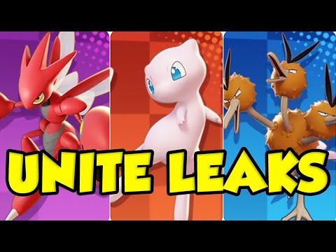 NEW POKEMON UNITE LEAKS ARE INSANE! New Emblems / Mew / Scizor / Dodrio