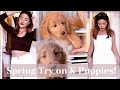 SPEND A FEW DAYS WITH ME || Going To See Puppies, Spring Capsule Wardrobe + PR unboxing