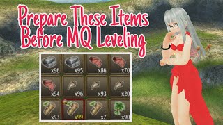 MQ Items Location for Faster Progress [ToramOnline]