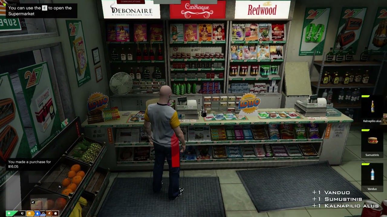 Fivem Supermarket Shop System Youtube