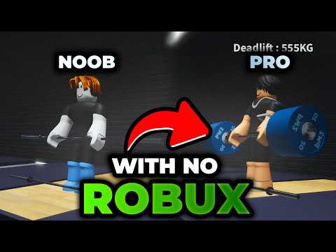 Getting to Titan rank in this new Roblox gym game?!? | Powerlifters 2