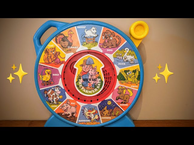 ASMR 1989 See N Say toy ✨ ALL the nostalgic animal sounds! (No