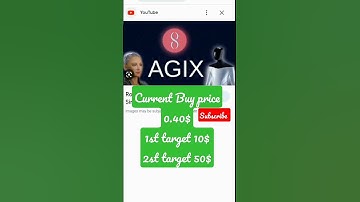 Agix coin price prediction |  top 3 Ai project |