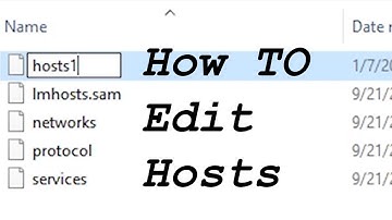 How to Edit Hosts File Windows 10, Adding Text entries, Saving As Host