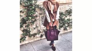 Winter Hijab Outfits 2017 ملابس شتوية للمحجبات / ملابس البرد
