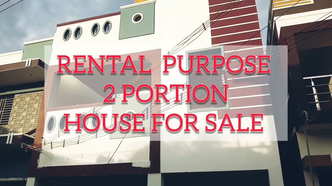 RENTAL 2 PORTION HOUSE FOR SALE COIMBATORE GCT NAGARNEAR