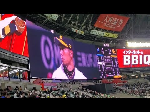 20230318　又吉克樹 登板時の登場曲【｢Pleasure 2008 ～人生の快楽～｣／B'z】　8回表　福岡ｿﾌﾄﾊﾞﾝｸﾎｰｸｽ@福岡PayPayﾄﾞｰﾑ･外野ﾚﾌﾄ ｵｰﾌﾟﾝ戦